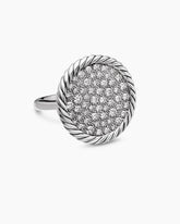 DY Elements® Ring in Sterling Silver with Diamonds, 21.2mm